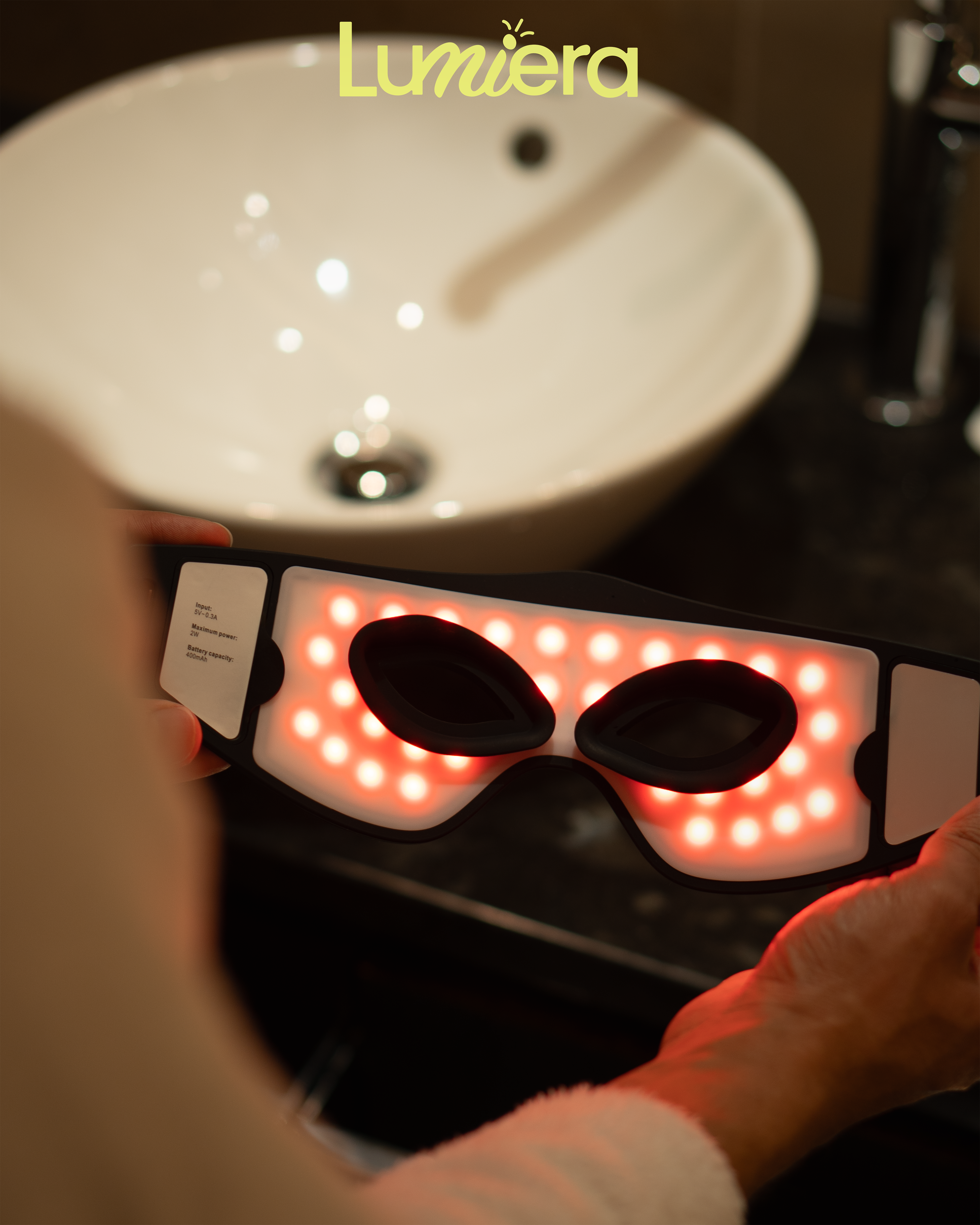 Lumiera LED-Augenmaske